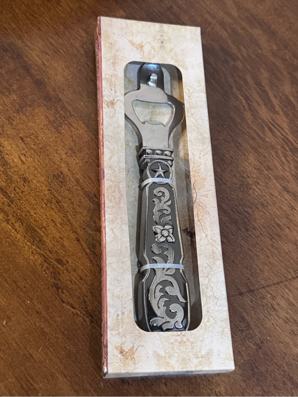 Western Bottle Opener Silverado Silver Star